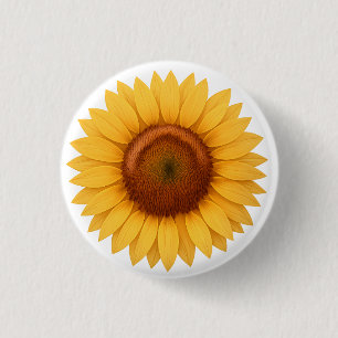 Knopf - Sonnenblume Button