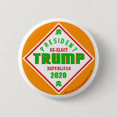 Knopf-Soßeart des Trumpfs 2020 politische Button (Vorderseite)