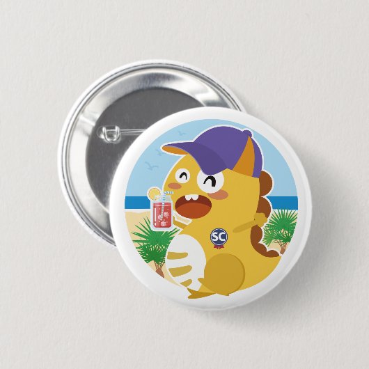 Knopf South Carolina VIPKID Button (Vorne & Hinten)