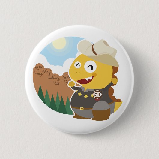 Knopf South Dakota VIPKID Button (Vorderseite)