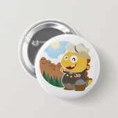 Knopf South Dakota VIPKID Button (Vorne & Hinten)