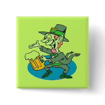 Knopf St. Patricks Tages