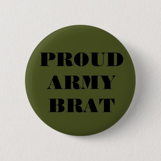 Knopf-stolzes Armee-Gör Button (Vorderseite)
