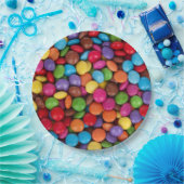 Knopf-Süßigkeit Pappteller (Party)