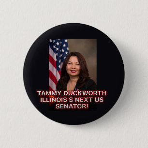 Knopf Tammy-Duckworth US Senatorn-Illinois Button