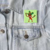 Knopf Tanzen-Pfeffer Cinco Des Mayo Button (Beispiel)