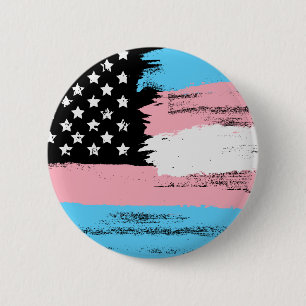 Knopf Transgender USA-Flaggen-  Button