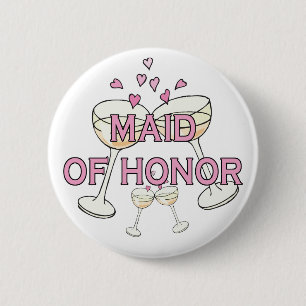 Knopf: Trauzeugin Button