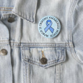 Knopf "Trisomy Awareness Ribbon" Button (Beispiel)