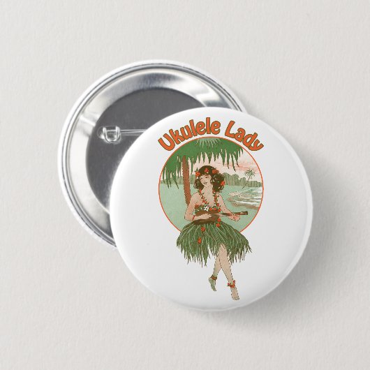 Knopf Ukulele-Damen-#1 Button (Vorne & Hinten)