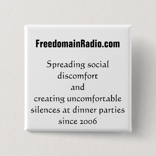 Knopf "unbequemer Ruhen" FDR Button (Vorderseite)