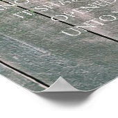 Knopf und die Tür öffnet die KJV Bibelverse Poster (Ecke)