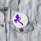 Knopf "Violet Awareness Ribbon" Button (Beispiel)