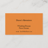 Knopf-Visitenkarte Visitenkarte (Rückseite)