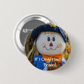 Knopf: Vogelscheuche Button (Vorne & Hinten)