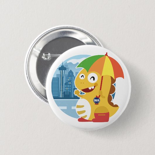 Knopf Washingtons VIPKID Button (Vorne & Hinten)