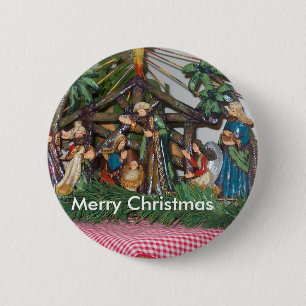 Knopf/Weihnachten/Geburt Christi Button