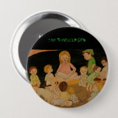 KNOPF Wendy Jan.s Shackelford und verlorene Jungen Button (Vorne & Hinten)