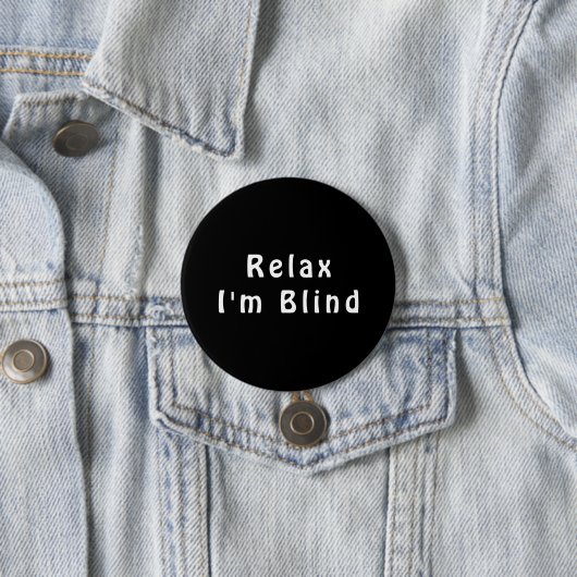 Knopf "White Black Relax Joke Eye" Button (Beispiel)
