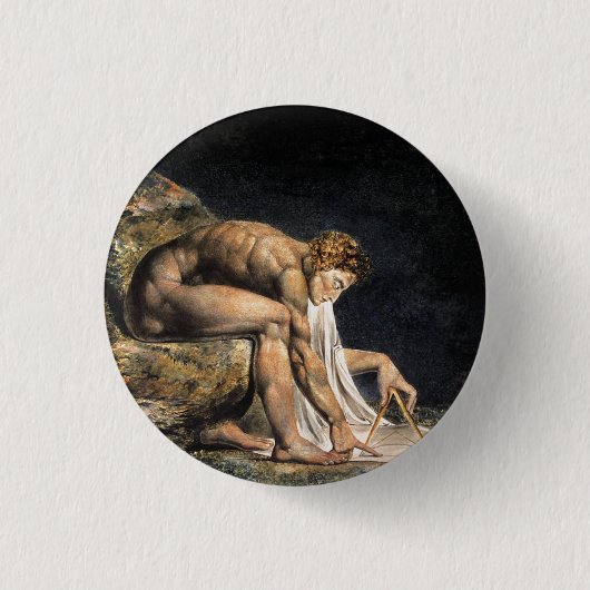 Knopf Williams Blake Isaac Newton Button (Vorderseite)