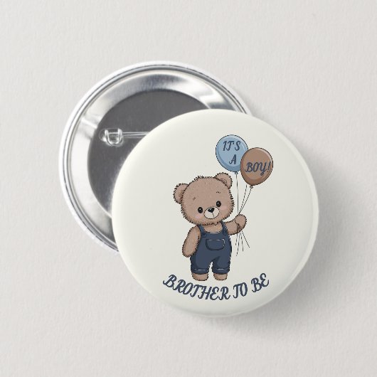 Knopf zum Bären Button (Vorne & Hinten)