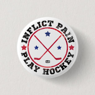 Knopfdruck beim Spielhockey Button