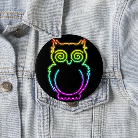Knopfdruck für die Augenwischerei Psychedelischer  Button (Beispiel)