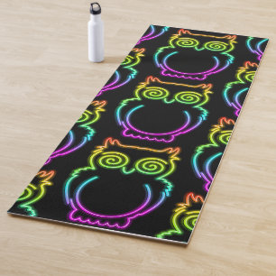 Knopfdruck für die Augenwischerei Psychedelischer Yogamatte