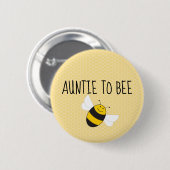 Knopfdruck für Hummeln Babydusche Button (Vorne & Hinten)