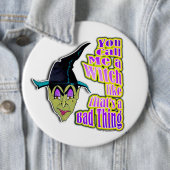 Knöpfe, Buttone - Halloween-Hexe Button (Beispiel)