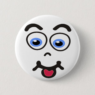 Knöpfe Funny_Face #2 Button