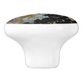 Knöpfe für dekorative Keramik Keramikknauf (Seitenansicht)