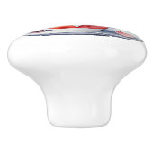 Knöpfe für dekorative Keramik Keramikknauf (Seitenansicht)