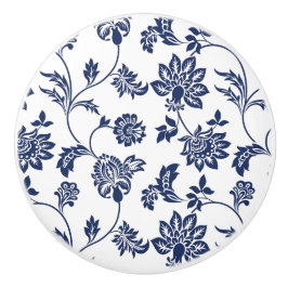 Knöpfe für die Keramik - Französisch Blau/Weiß Keramikknauf