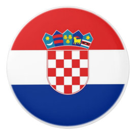 Knöpfe für die Keramik mit der Flagge Kroatiens Keramikknauf