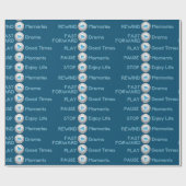 Knöpfe für die Kontrolle des Lebenszyklus Geschenkpapier (Flach)