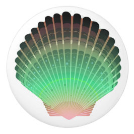 Knöpfe für die Muschel am Strand Keramikknauf