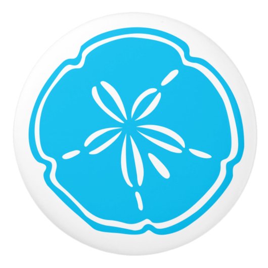 Knöpfe für die Muschel am Strand - SRF Keramikknauf (Vorderseite)