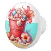 Knöpfe für die Muschel am Strand - SRF Keramikknauf (Rechts)