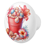 Knöpfe für die Muschel am Strand - SRF Keramikknauf (Rechts)