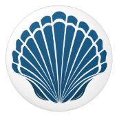 Knöpfe für die Muschel am Strand - SRF Keramikknauf (Vorderseite)