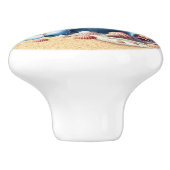 Knöpfe für die Muschel am Strand - SRF Keramikknauf (Seitenansicht)