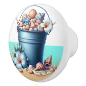 Knöpfe für die Muschel am Strand - SRF Keramikknauf (Rechts)