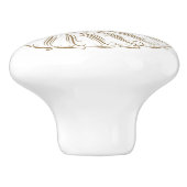 Knöpfe für die Muschel am Strand - SRF Keramikknauf (Seitenansicht)