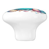 Knöpfe für die Muschel am Strand - SRF Keramikknauf (Seitenansicht)