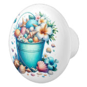 Knöpfe für die Muschel am Strand - SRF Keramikknauf (Rechts)