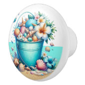 Knöpfe für die Muschel am Strand - SRF Keramikknauf (Rechts)