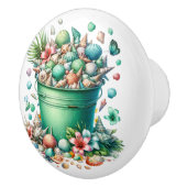 Knöpfe für die Muschel am Strand - SRF Keramikknauf (Rechts)