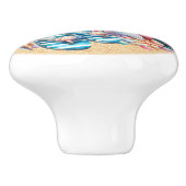 Knöpfe für die Muschel am Strand - SRF Keramikknauf (Seitenansicht)