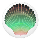 Knöpfe für die Muschel am Strand - SRF Keramikknauf (Vorderseite)